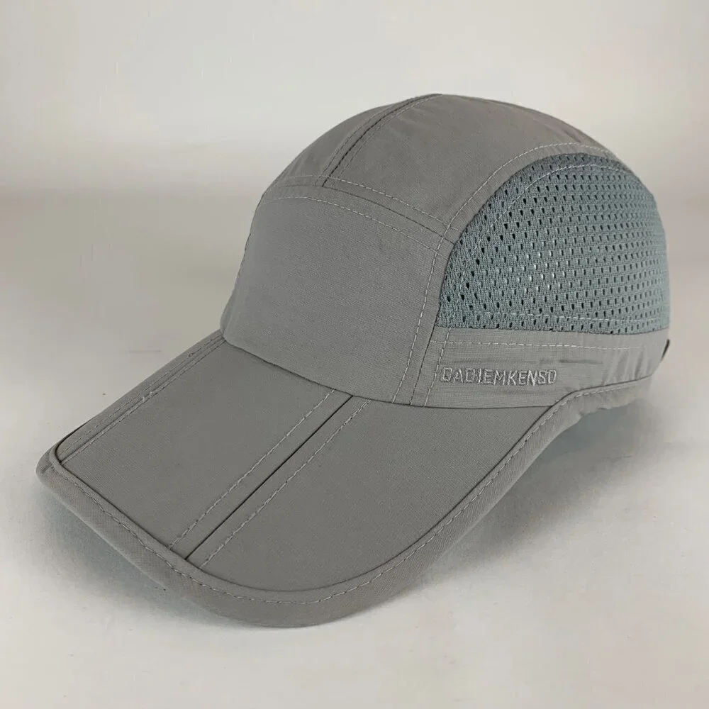 Gadiemkensd Mens Gray 5-Panel Strapback Hat